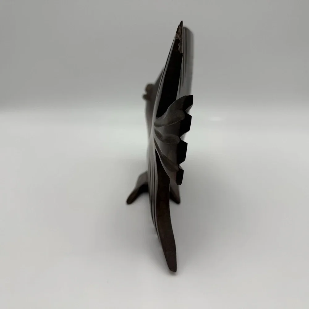 Vintage Wooden Fish Tropical Hand‎ Carved Beach Decor Carved Figurines